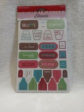Scrapbooking Die Cut Tags -- 6 Sheets of Titles and fun sayings-- NEW