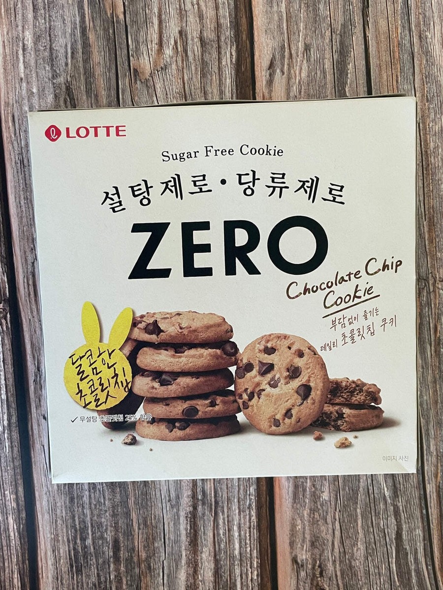 Lotte Zero Chocolate Chip Cookies 168g | eBay