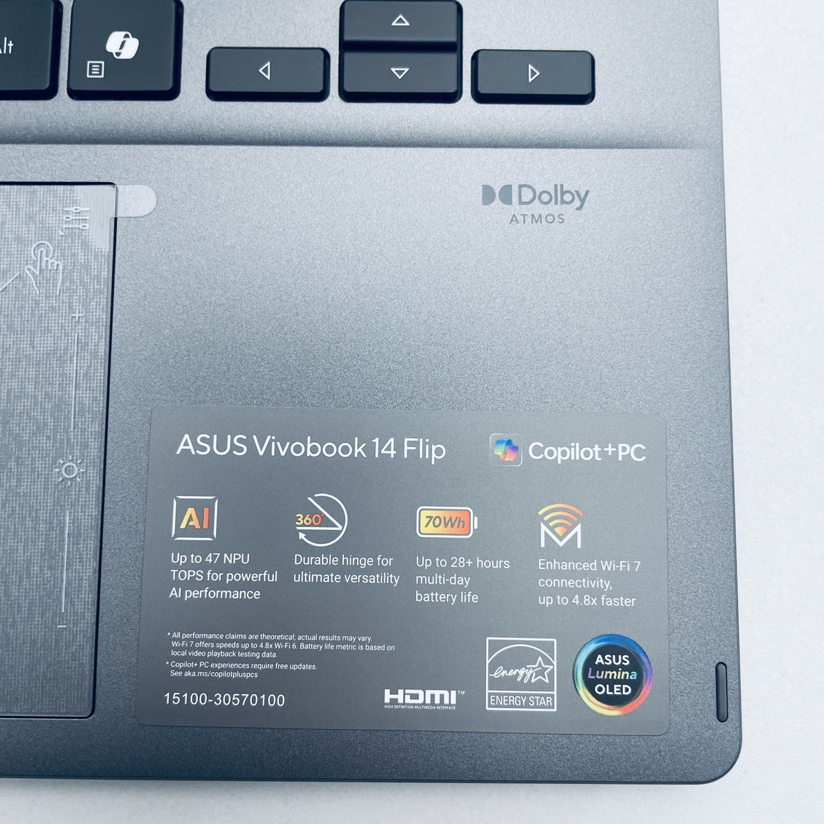 ASUS VivoBook Laptop Intel Core Ultra 7 256V 16GB 1 TB SSD 14