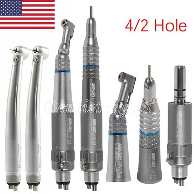 NSK Pana Max Style (LED) High Low Speed Handpiece 4/2Hole Air Turbine kit Dental