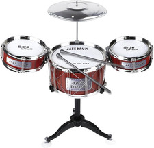 Kids Drum Set Plastic Toy Drum Set for Kids 1 - 5 Years Old Boys Girls Musical I