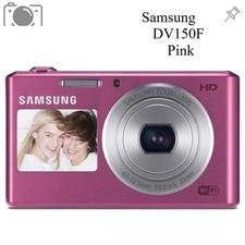 Samsung DV150F digital camera 5x optical zoom dual LCD screen 16.2MP Time Lapse