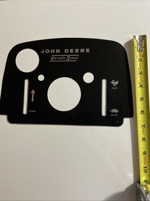 Rare Old John Deere 110 Dash Decal 250,001-up,112 Rare Old John Deere 110 Dash Decal 250,001-up,112