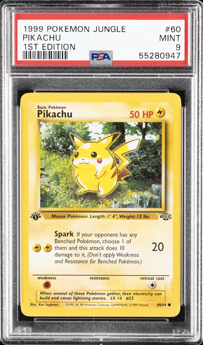 Preços baixos em Pikachu Pokémon TCG Autenticador Esportivo