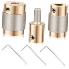 Glass Grinder Bits for Stained Glass, 1 Inch, 3/4 Inch, 1/4 Inch, Stained