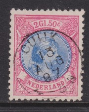 Netherlands 1893 NVPH 47 CANC VF / CAT VALUE $200