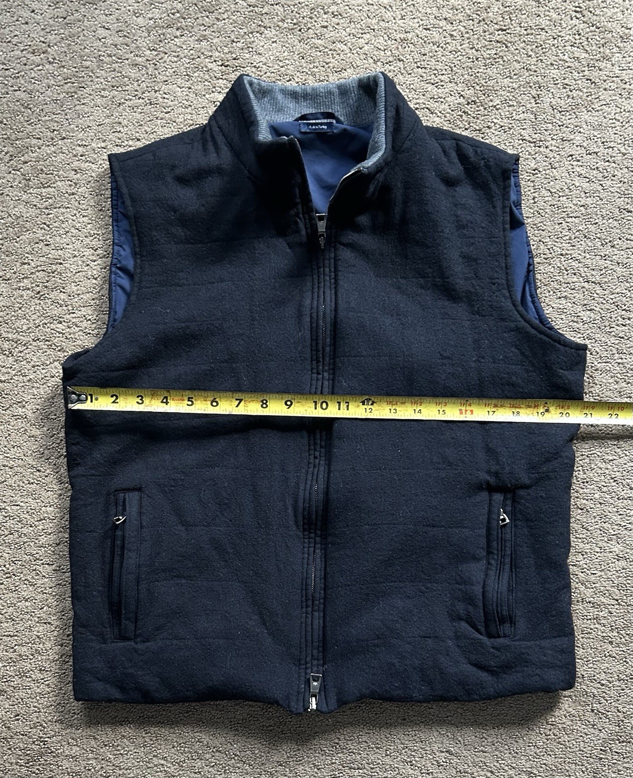 Peter Millar Collection Excursionist Wool Vest Da… - image 3