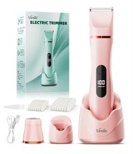 Bikini Trimmer for Women - Painless Waterproof Electric Razor Remover