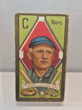 1911 T205 TERRY TURNER CLEVELAND BASEBALL TOBACCO CARD Piedmont Back SHORT PRINT