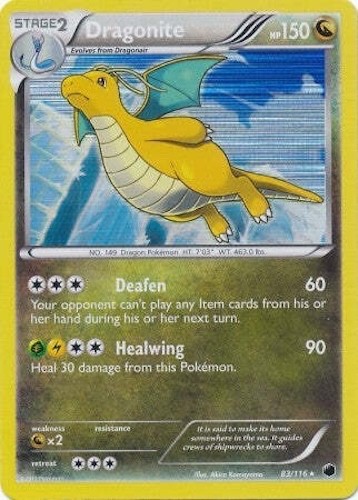 Pokémon TCG - Dragonite - 83/116 - Holo - Rare - Plasma Freeze [Lightly Played]