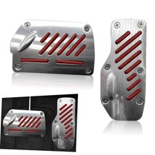 Car Foot Pedal Pads, Brake and Accelerator Pedal Cover Sets, Non-Slip 2 PCS Red