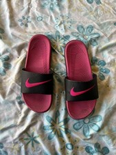 Nike Slide Sandals US 7Y EUR 40 Pink Black