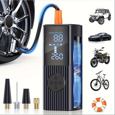 #ad #ad Portable Tire Inflator with digital pressure gauge 180PSI Rechargeable Battery $8.99