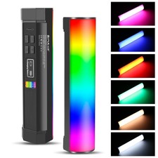 PULUZ 17cm Photo Handheld Full Color RGB Stick Light Magnetic LED Fill Light US