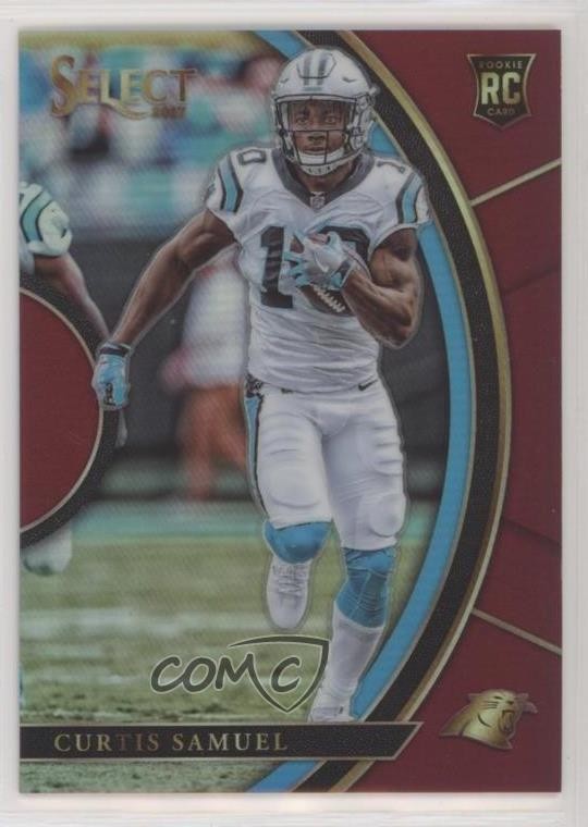 2017 Panini Select Concourse Maroon Prizm 92/99 Curtis Samuel #27 04pd