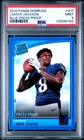 120060162 Lamar Jackson 2018 Panini Donruss #317 Press Proof Blue RC PSA 9