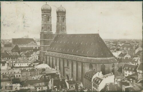 Ansichtskarte München Frauenkirche 1923 (9850)