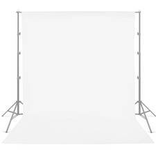 3x3.9M Background Photography White Photo Backdrop for Photo Studio Non Reflective...