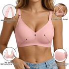 Wireless and Seamless Jelly Bra for Women - No Underwire Push Up Deep V Bras US — photo 5