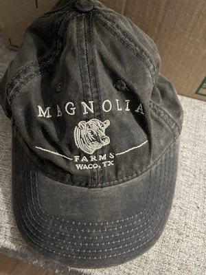   Magnolia Farms Waco, TX Wrapback Waxed Baseball Hat Adjust. Cap Distressed  