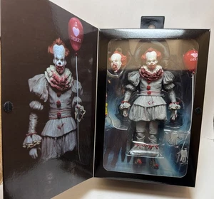NECA IT Movie You'll Float Too Ultimate 7” Pennywise Horror Action Figure Derry