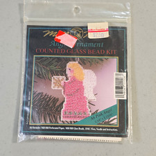 Mill Hill Counted Glass Bead Kit for Ornament A6 Pink Angel Model A6