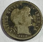 1912-S Barber Dime 90% Silver  #1936