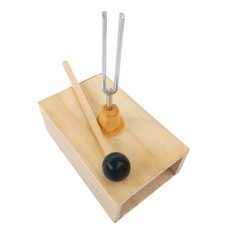 512HZ Tuning Fork with Wooden Resonator for Sound Therapy, Yoga, Meditation4236