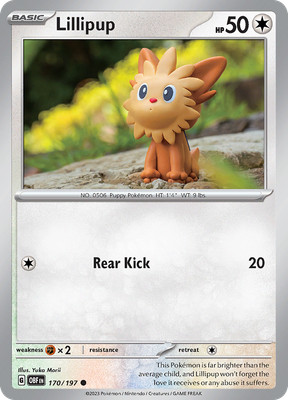 Lillipup (170/197) [Scarlet & Violet: Obsidian Flames] Near Mint
