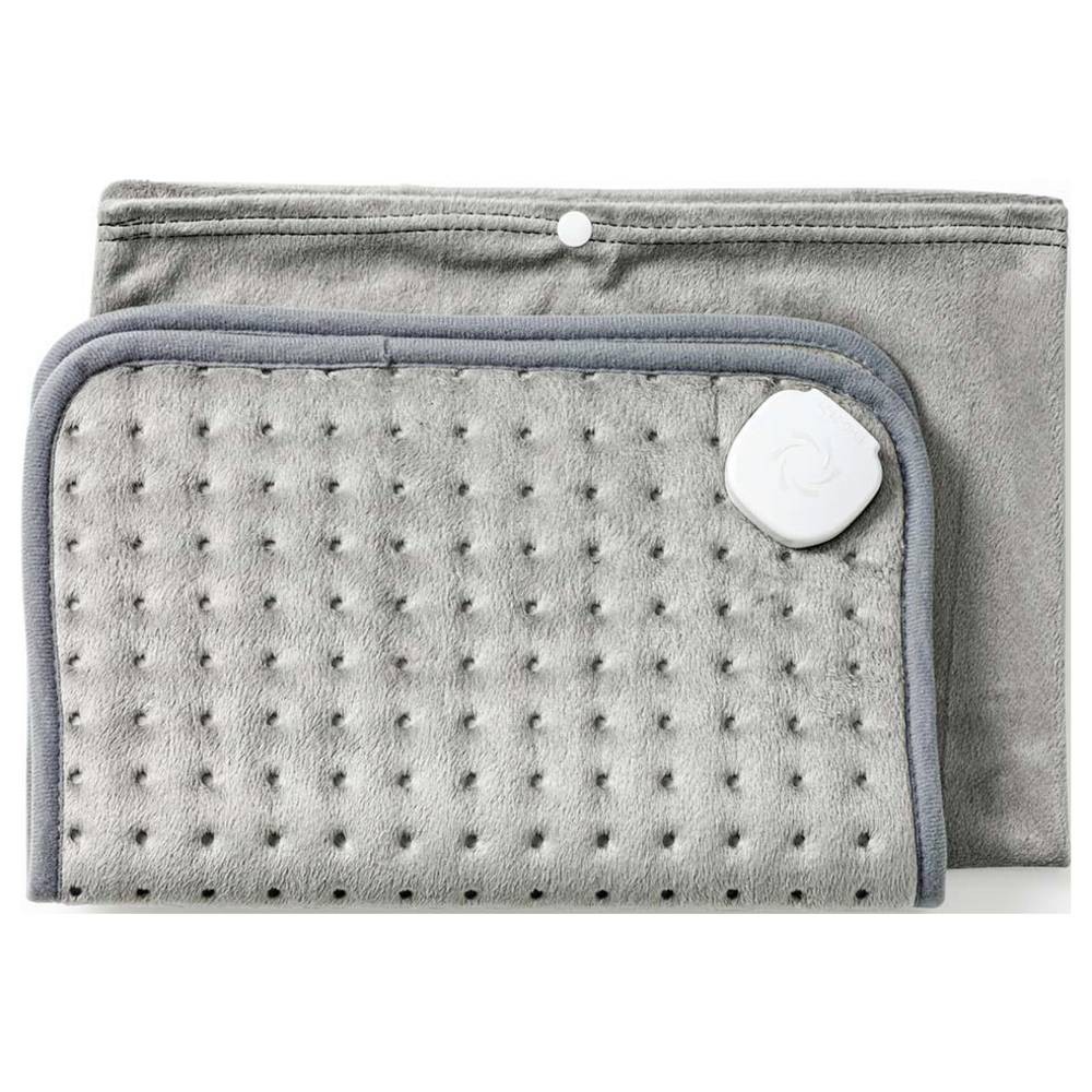 Soulager le mal de dos avec le coussin chauffant Nedis gris en micro-polaire - 4