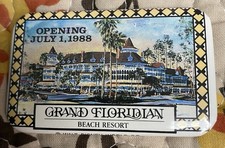 EUC ~Walt Disney World~ 1988 Grand Floridian Beach Resort Grand Opening Button
