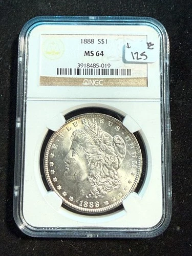 1888 MORGAN DOLLAR NGC MS 64 019