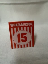 Whataburger Table Tent #15 DT-2