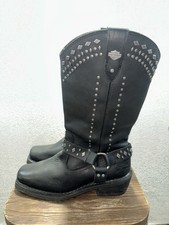 Harley Davidson Motorcycle Boots For Women Size 8 M