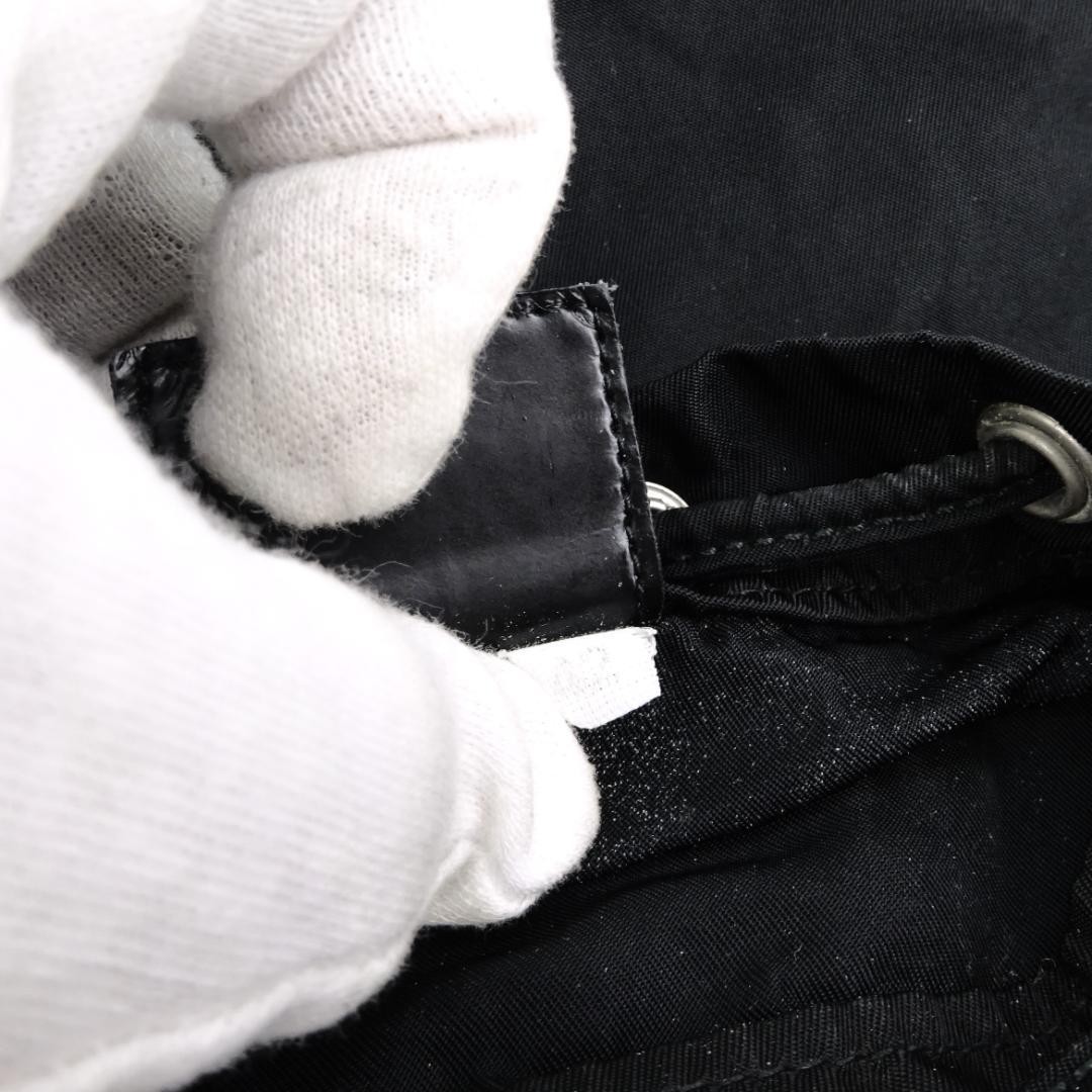 Prada Nylon Drawstring Mini Pouch Black Accessory… - image 8