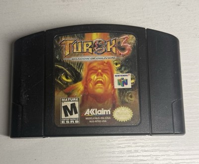 Turok 3: Shadow of Oblivion (Nintendo 64, N64, 2000) Authentic, Tested/Works