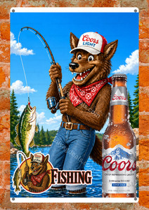 Beer Wolf Sign | eBay
