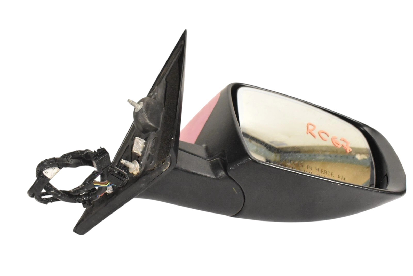 14-17 Maserati Ghibli Front Right Side Rear Door View Mirror Assembly Pink OEM