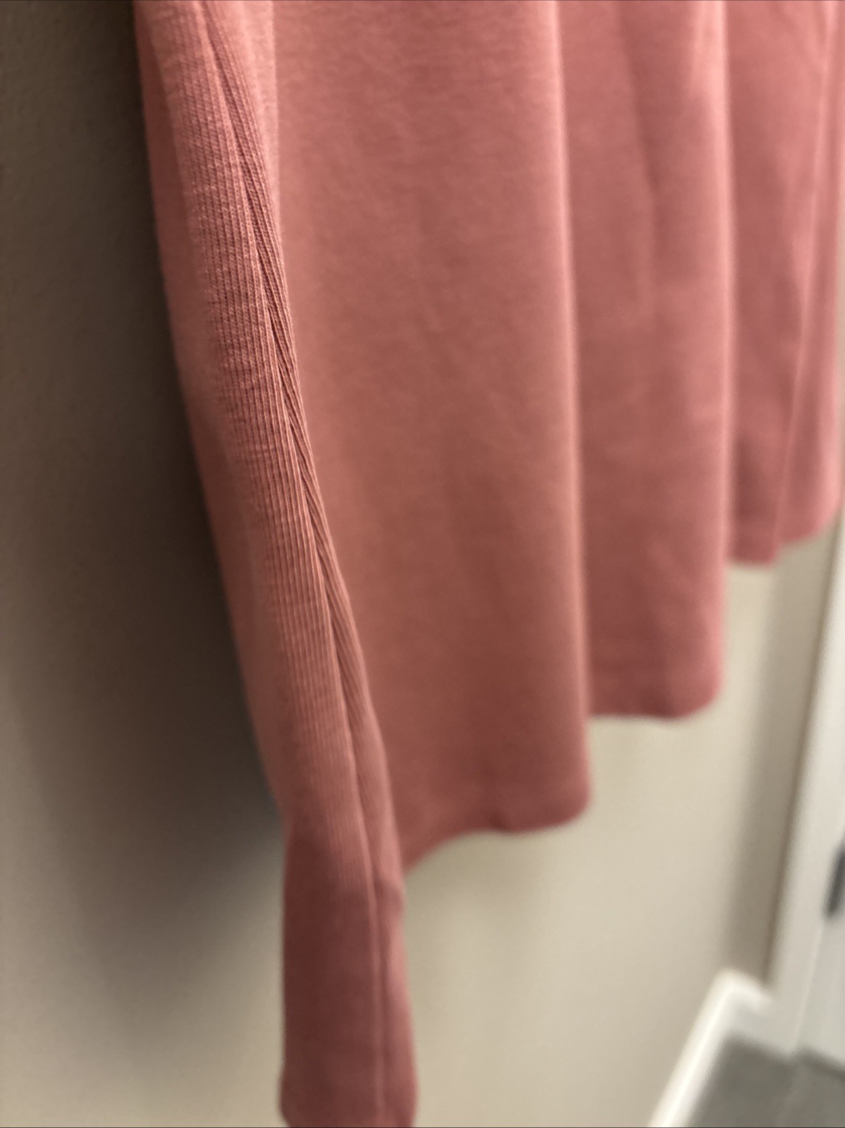 Uniqlo Jersey Style Knit Long Sleeve Women Medium Rose thumbnail 6