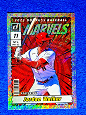 Jordan Walker 2023 Donruss Marvels Rapture Rookie Holofoil Clean MINT #M2 🐦🐦🐦