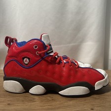 Nike Air Jordan 7Y Jumpman Team II University Red White Blue Basketball Shoes