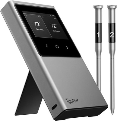Typhur Sync Dual Gen 2 Wifi Wireless Meat Thermometer, 2 Probes, Smart Base, LCD