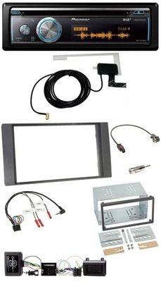 Pioneer Bluetooth DAB Lenkrad USB CD Autoradio für Ford Kuga 2008-2012 anthrazit - Bild 1 von 4