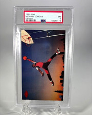 Michael Jordan - PSA 7 - Nike - 1985 - JUMPMAN Card Rookie # 62259416. rookie card picture