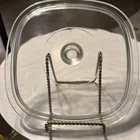 Vintage Pyrex A 9 C Square Glass Replacement Lid OBO
