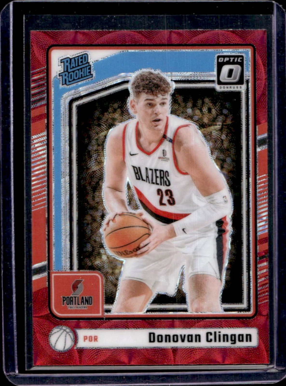 2024-25 Panini Donruss Optic Donovan Clingan Choice Prizm RC Rated Rookie #272