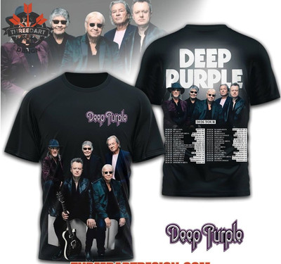 Deep Purple 2026 Tour 3D T-Shirt | eBay