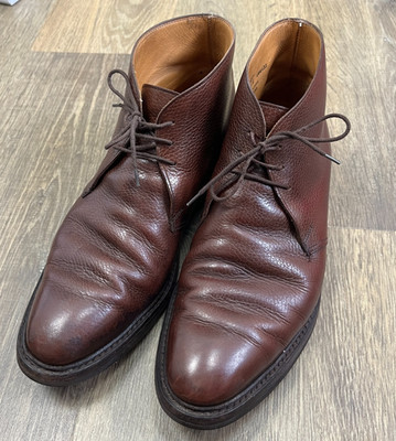 Crocket Jones Stiefel Herren UK 8,5 Dunkelbraun Country Kalb Knöchel Brecon Chukka Boot