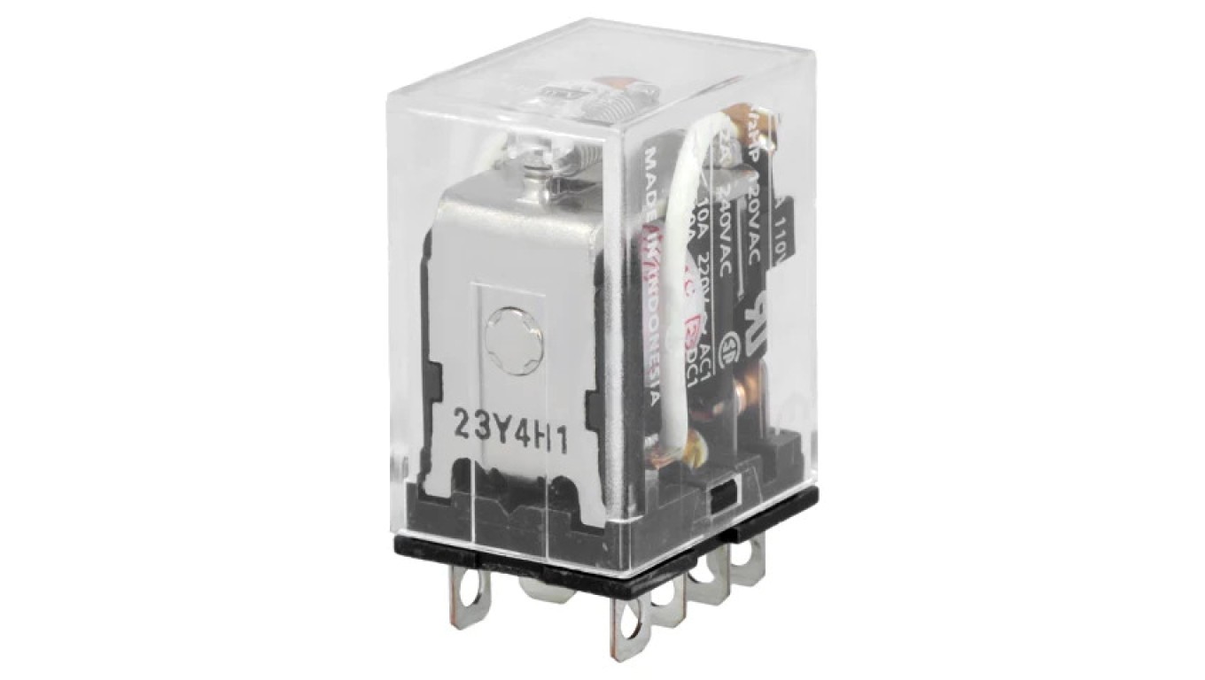 Relay: Electromagnetic DPDT Coils: LY2 220/240VAC
