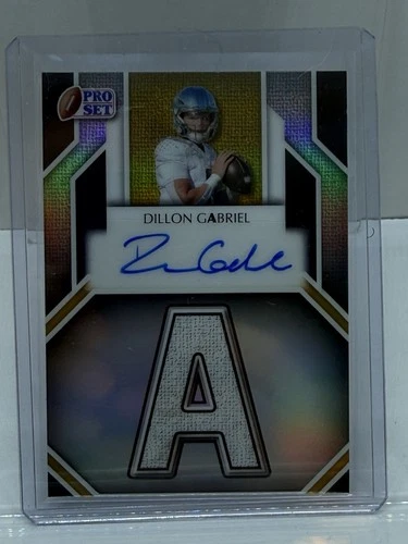 2025 Leaf Pro Set Metal DILLON GABRIEL RC Rookie Surname AUTO /25